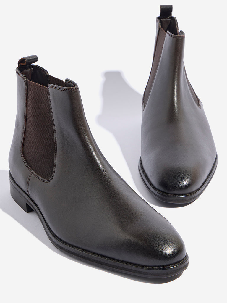 SOLEPLAY Dark Brown Chelsea Boots