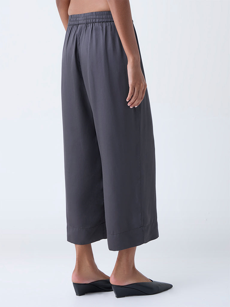 Zuba Grey Solid Pants