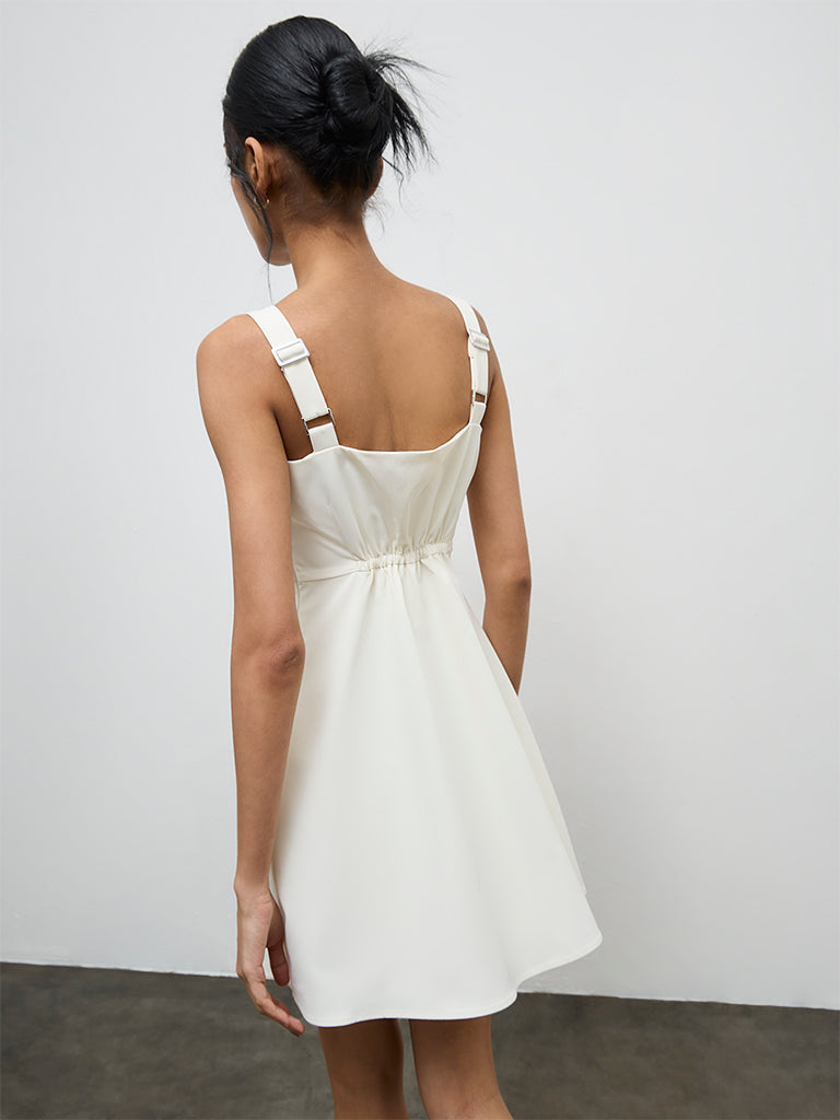 Nuon Cream A-Line Dress