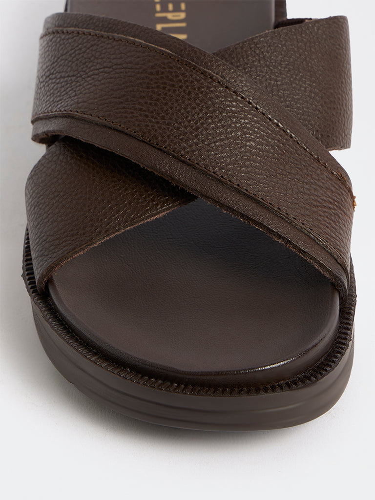 SOLEPLAY Brown Comfort Sandals