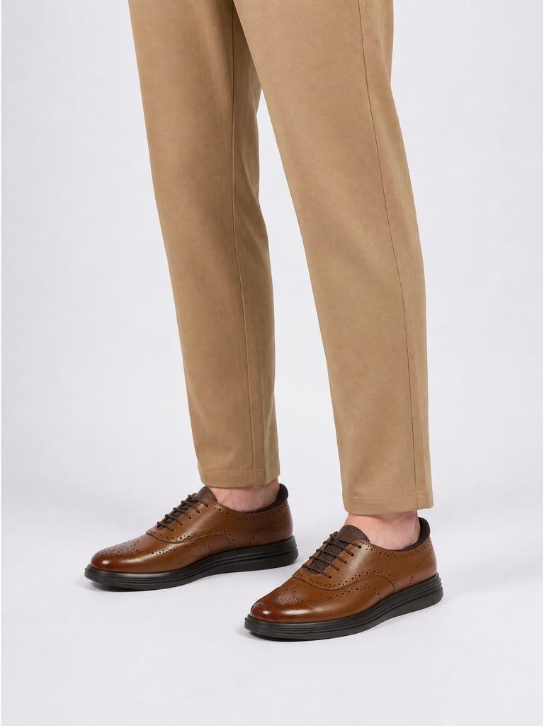 SOLEPLAY Tan Brogue Shoes