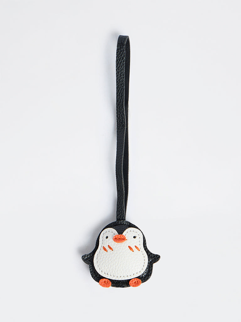 Y&F Kids Girls Black Penguin Bag Charm
