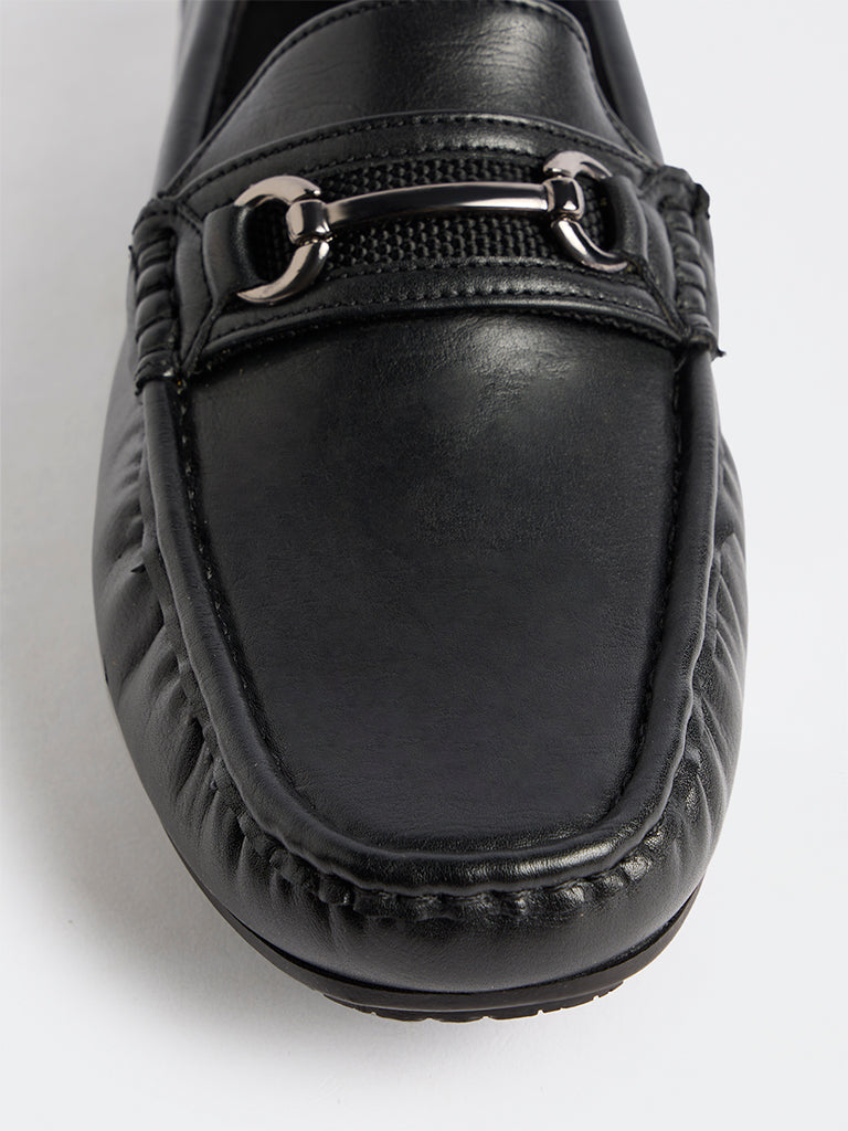 SOLEPLAY Black Horsebit Jerry Loafers