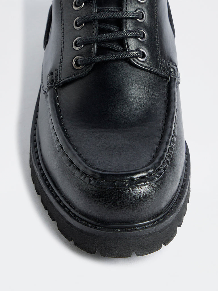 SOLEPLAY Black Boat Shoes