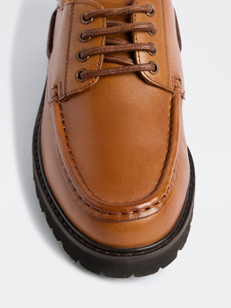 SOLEPLAY Tan Boat Shoes