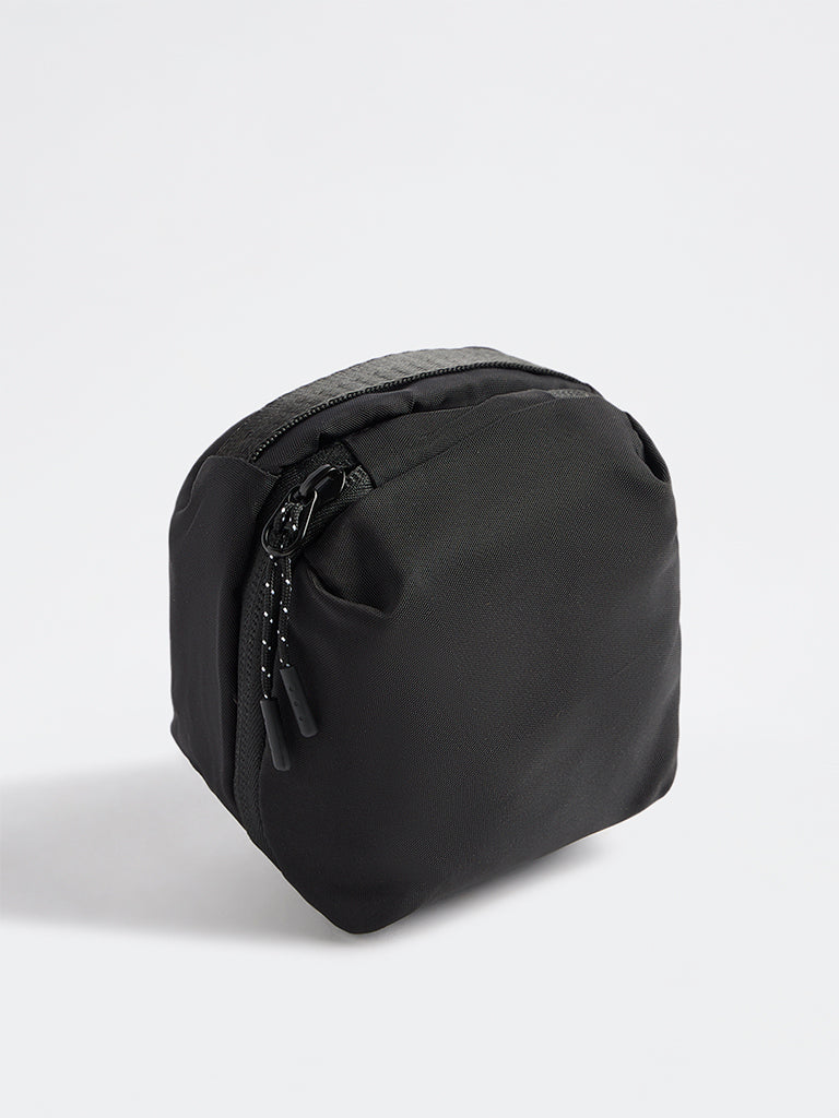 Westside Black Solid Travel Pouch