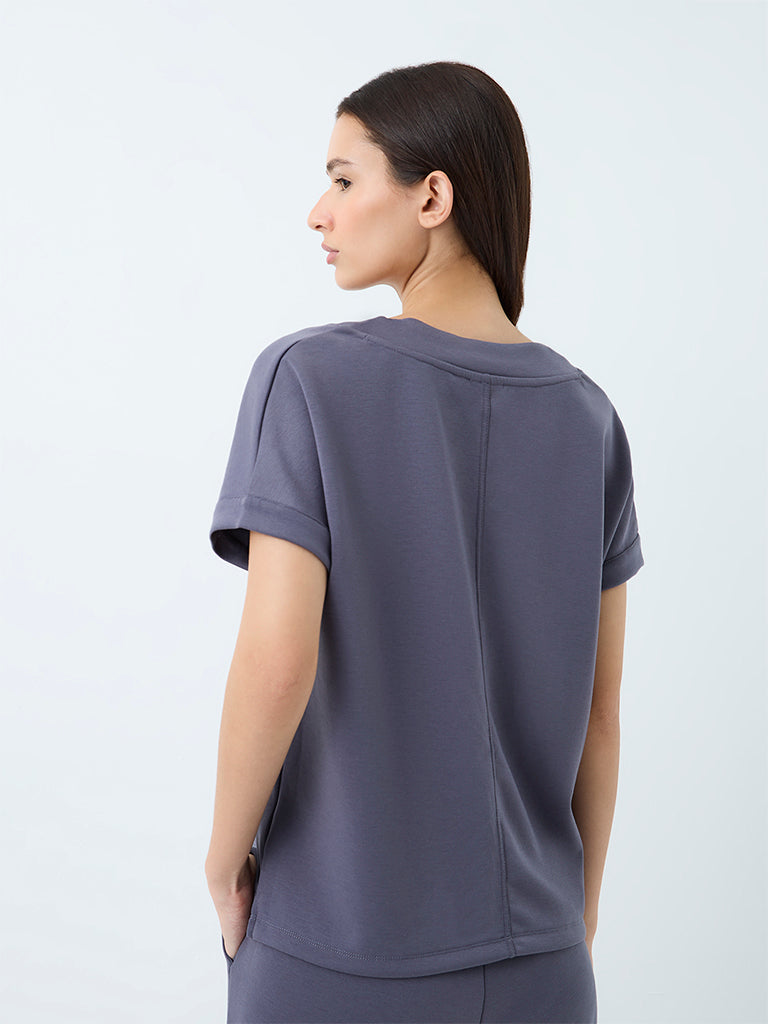 Wunderlove Charcoal Solid T-Shirt