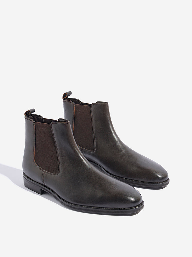 SOLEPLAY Dark Brown Chelsea Boots