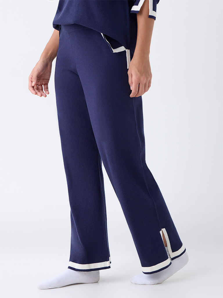Wunderlove Navy High-Rise Lounge Pants