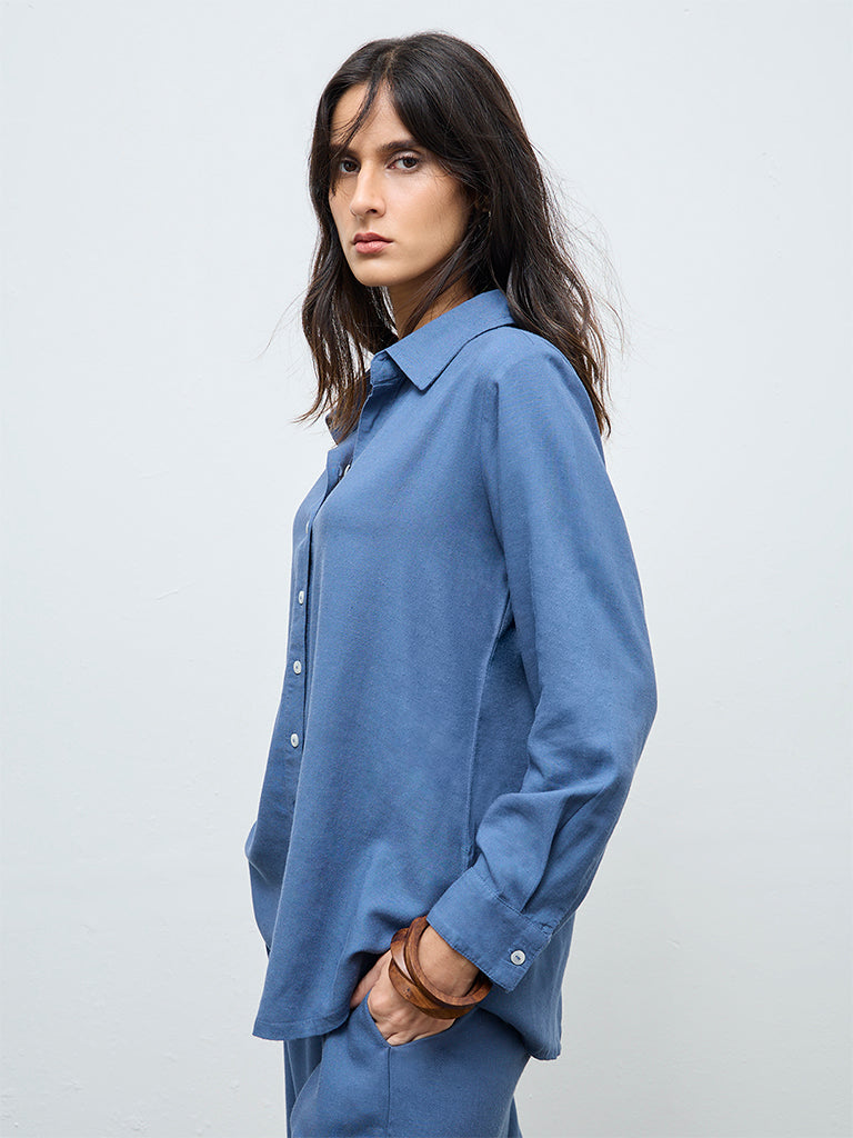 Zuba Indigo Solid Tunic