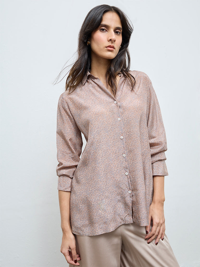 Zuba Rust Printed Tunic