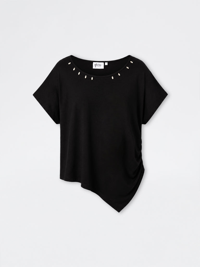 Gia Black Diamante-Detail Top