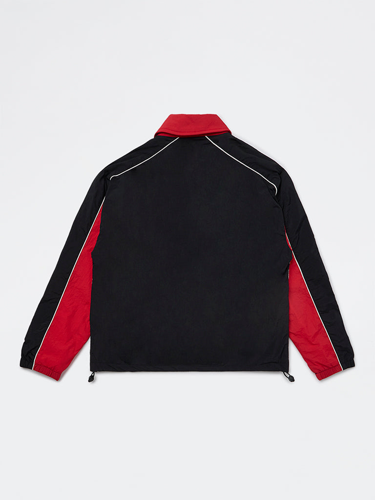 Y&F Kids Girls Red Colour-Blocked Jacket