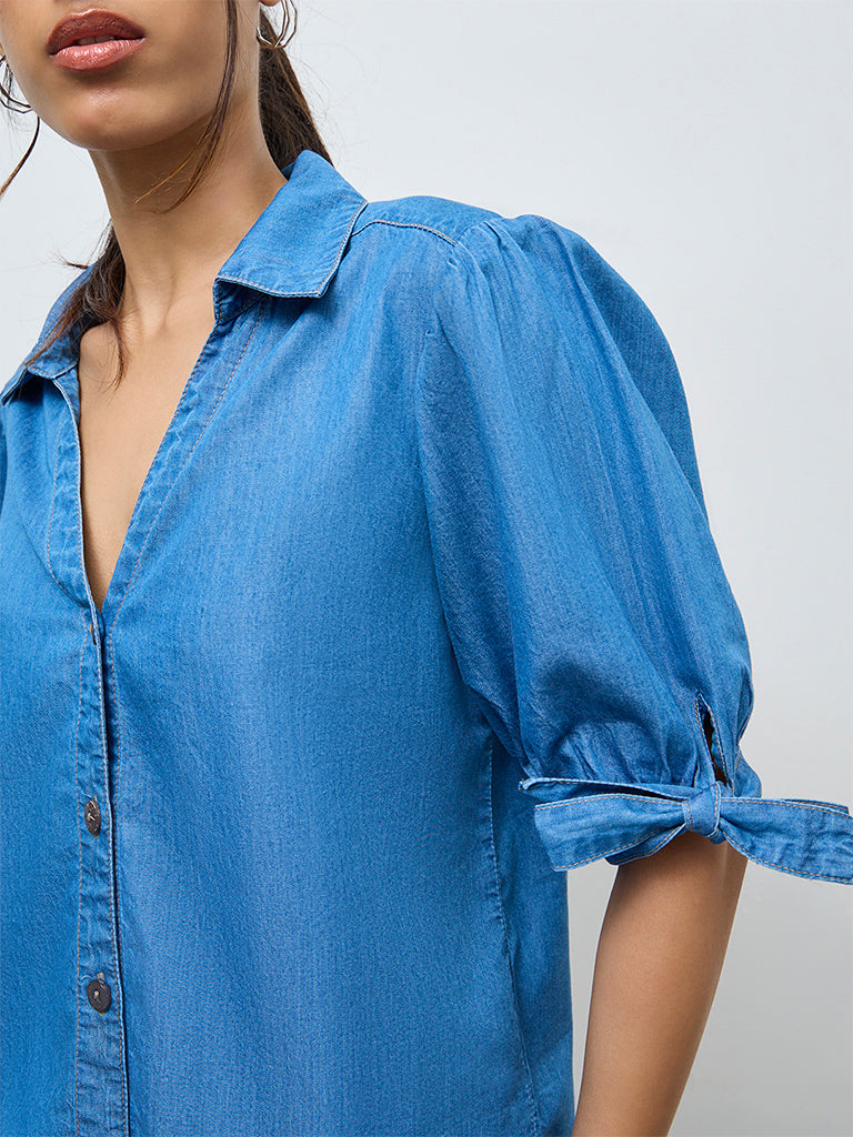 LOV Blue Denim Shirt