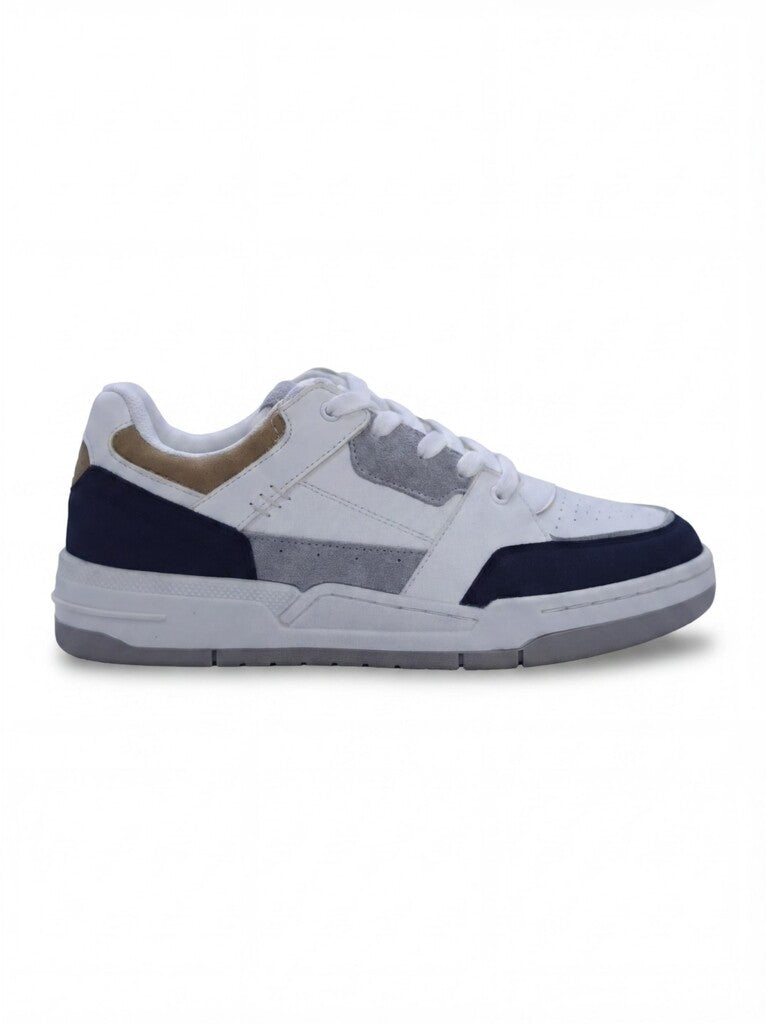 SOLEPLAY Navy Perforated Lace-Up Sneakers