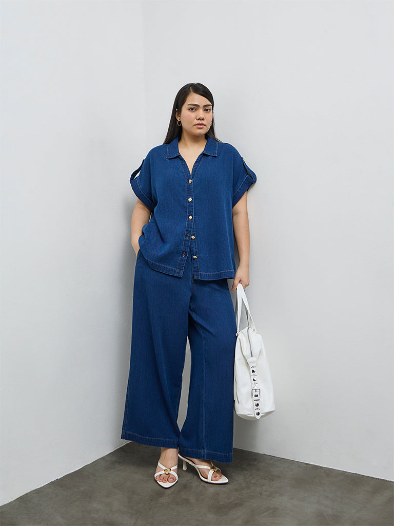 Gia Blue Denim Shirt
