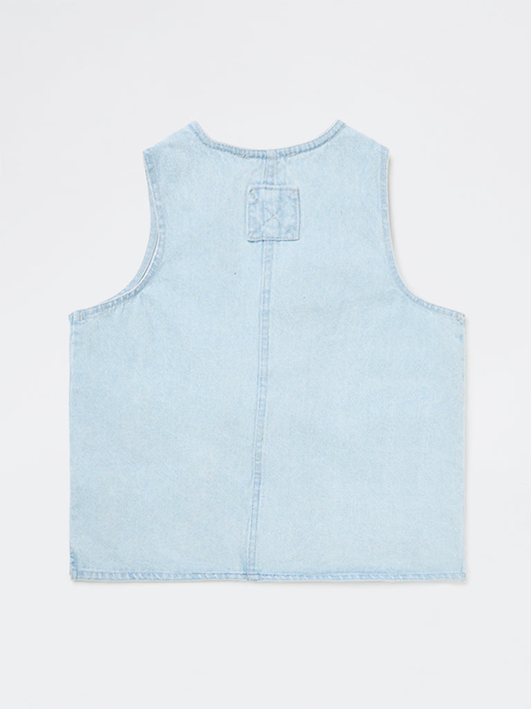 Y&F Kids Boys Blue Denim Jacket