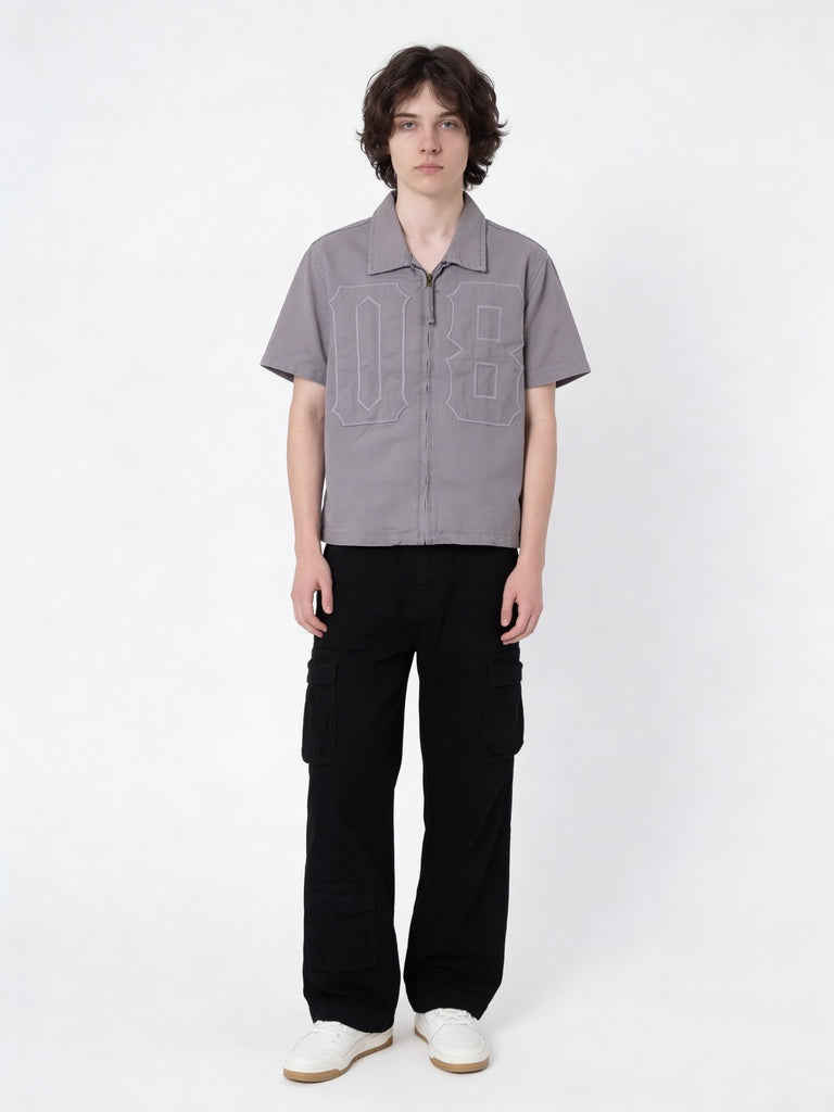 Boys Black Multi-Pocket Cargo Relaxed Fit Jeans