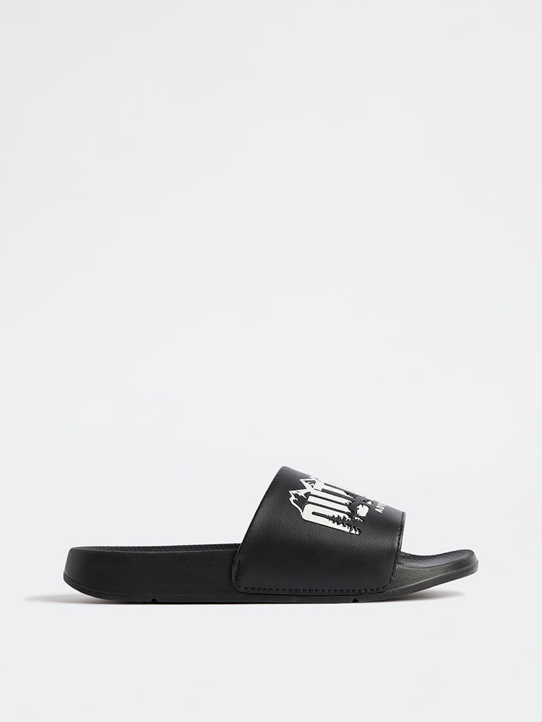 SOLEPLAY Black Text Design Pool Slides