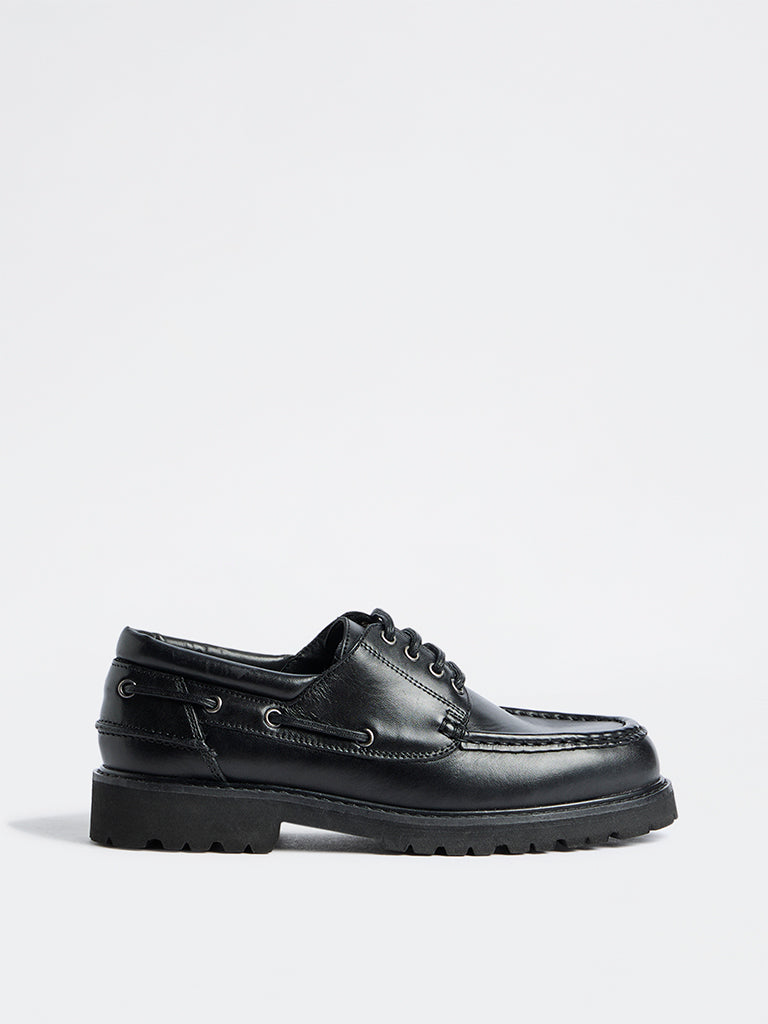 SOLEPLAY Black Boat Shoes