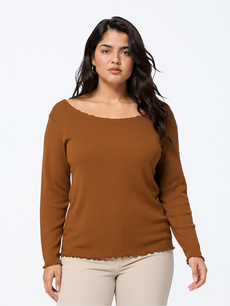 Gia Tan Solid Cotton-Blend T-Shirt
