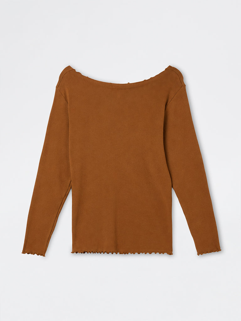 Gia Tan Solid Cotton-Blend T-Shirt