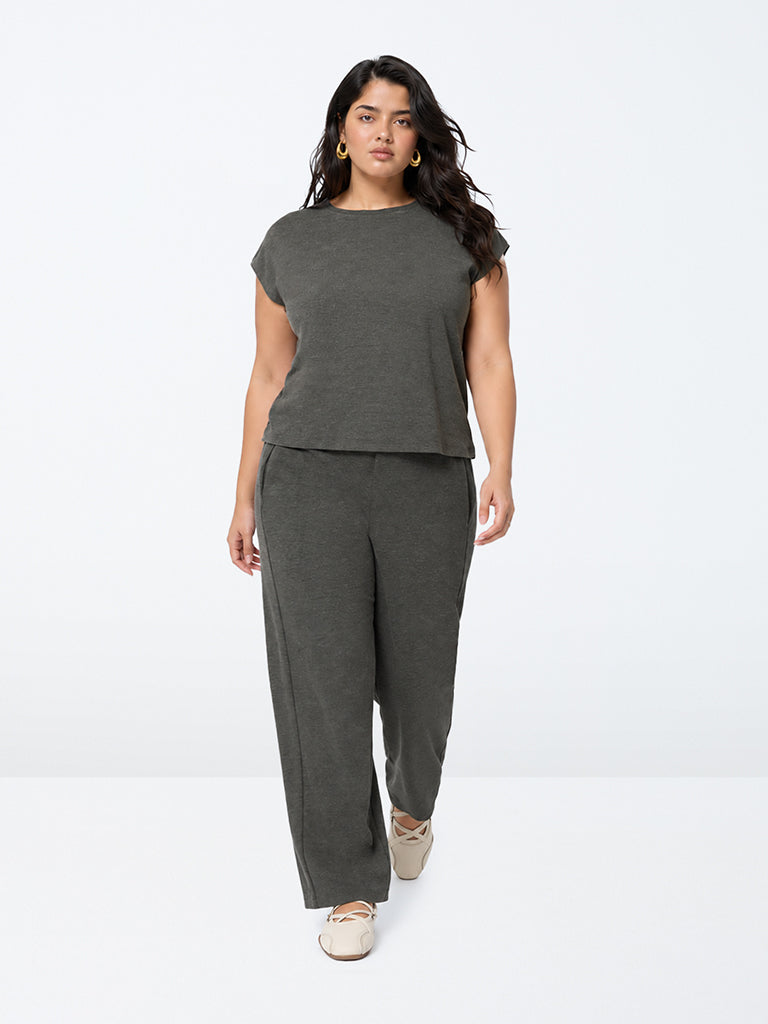 Gia Grey Melange T-Shirt