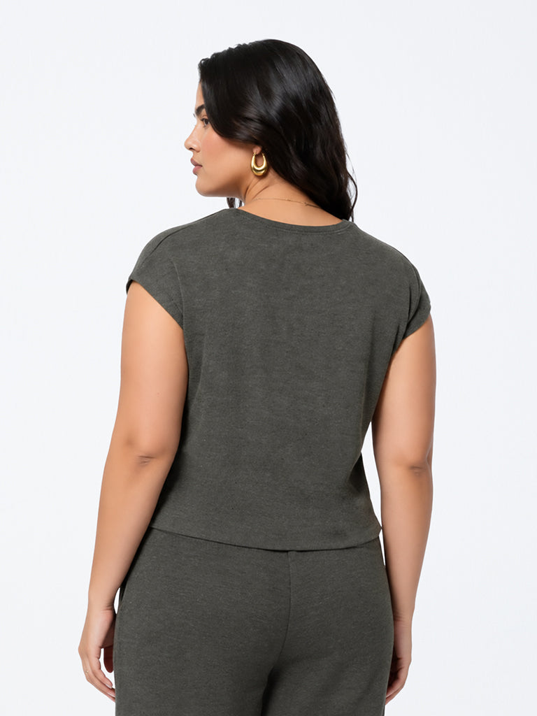 Gia Grey Melange T-Shirt