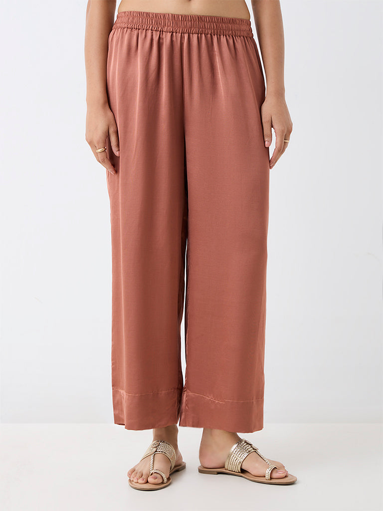 Zuba Rust Solid Pants