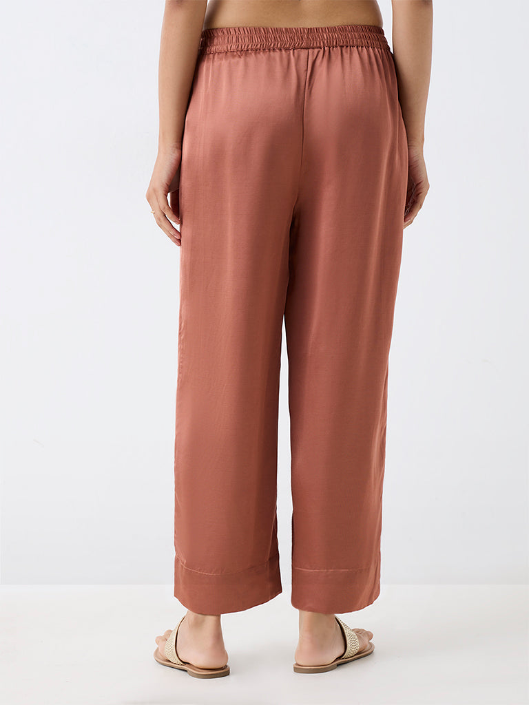 Zuba Rust Solid Pants