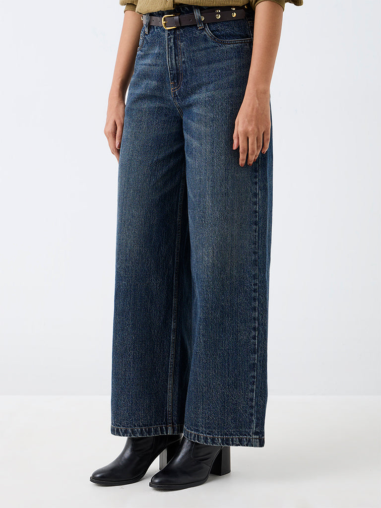 LOV Indigo Wash High-Waist Jeans